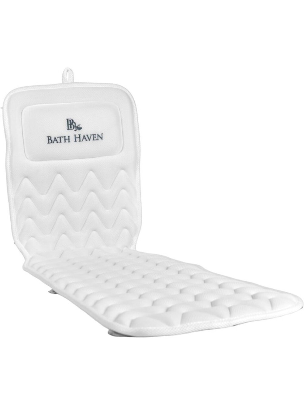 Luxurious Bath Pillow for Tub - Soft 3D Mesh Full Body Mat with Neck & Back